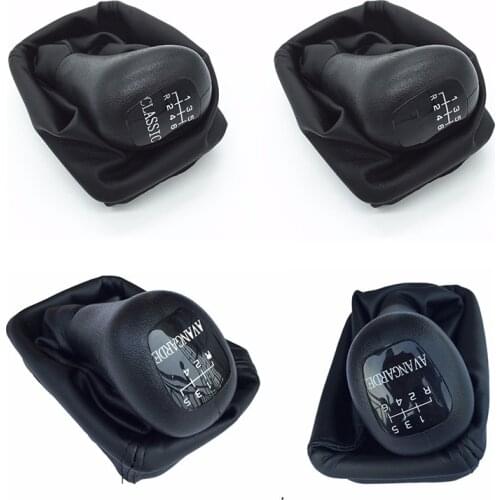 Car Gear Shift Knob Lever for Mercedes Benz W202 C (93-01) / W208 CLK (97-03) / W210 E Class Shifter Stick Gaiter Boot Cover