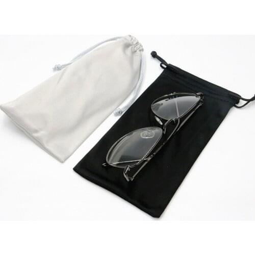 Glasses Bag Microfiber Dust-proof Waterproof Pack Eyewear Accessory Soft Cloth Travel Storage Pouch Drawstring Sunglasses Pouch