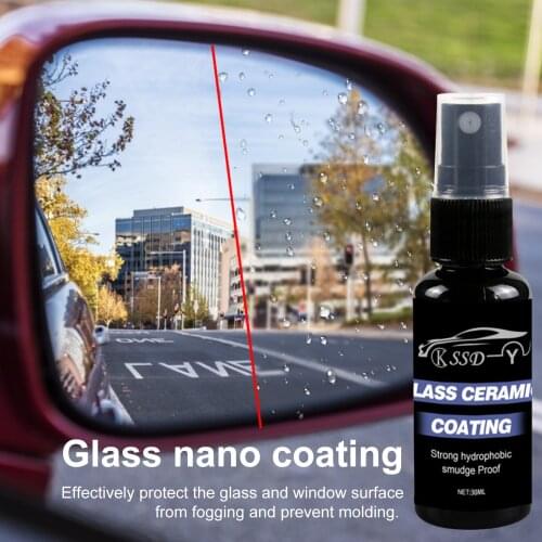 30/50ml Spray Ceramic Glass Hydrophobic Coating Spray Car Windshield Water Repellent With PET Protective Layer Car Styling