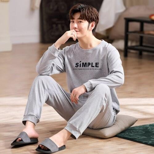 Whymy Men's Cotton Pajamas
