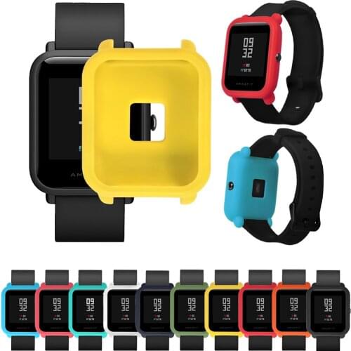 Protective Silicone TPU Soft Full Case For Xiaomi Huami Amazfit Bip Bit youth Watch Replace Cover for Amazfit Watch Accessoriess