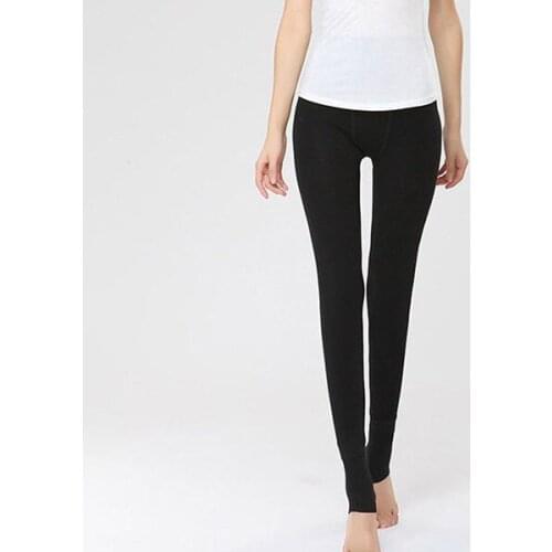Women Heat Fleece Winter Stretchy Leggings Warm Fleece Lined Slim Thermal Pants NYZ Shop