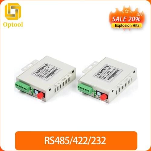 1pair bidirectional RS485/422/232 fiber converter modem fiber optic transceiver data fiber optic transceiver Free shipping