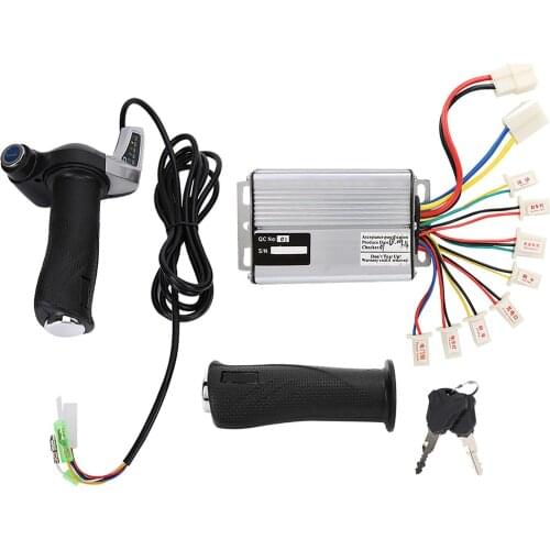 1000W 36V Brushed Motor Speeds Controller Battery Display Throttle Grip With Lock For Electric Tricycle Elderly Scooter