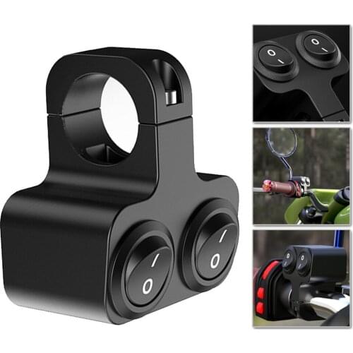 12V 7/8" Handlebar Control Switch Motorcycle Dual Control Headlight Double Flasher Speaker Switch replacement accessories