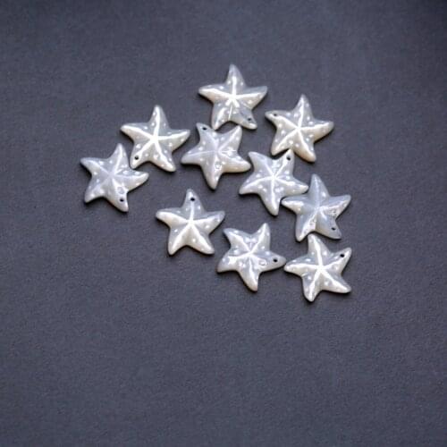 20/PCS 2019 New Korean version of the shell leaf pendant natural sea pearl shell small fresh fashion pendant jewelry accessori