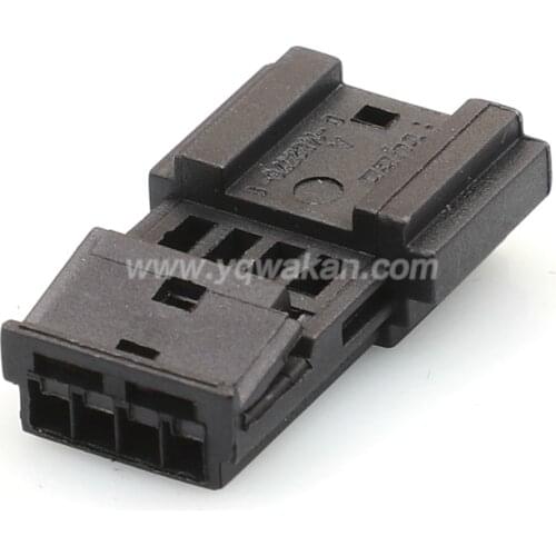 Free shipping 5sets 4pin auto male cable plug automotive electrical unsealed connector with pin