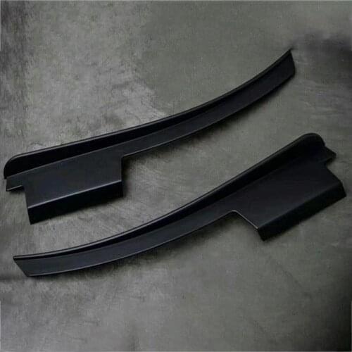 QHCP Car Mudguard Splash Flap Guard Rear Wheel Fender Black 1Pair For Ford Mustang 2015 2016 2017 2018 2019 Exterior Accessories