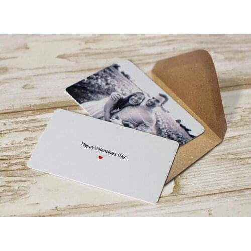 Carddsgn Customized Printed Personalised Anniversary Photo & Message Plastic Card KeepsakeWaterproof Free Design 200/500/1000PCS