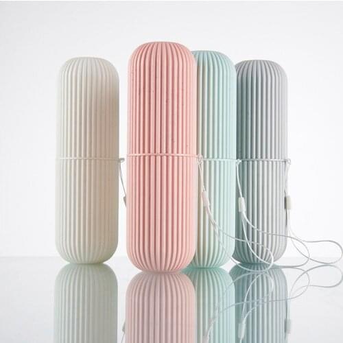 Creative Travel Mouthwash Cup Multifunction Toothbrush Toothpaste Dust-proof Seal Sterile Portable Storage Toothbrush Cup E0872