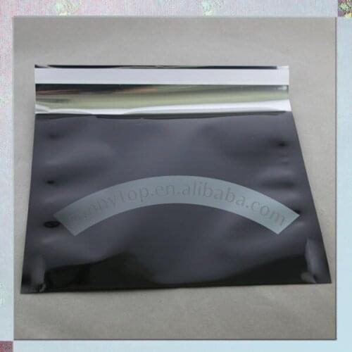 Black foil bag A4/C4 229x324mm black shipping envelope