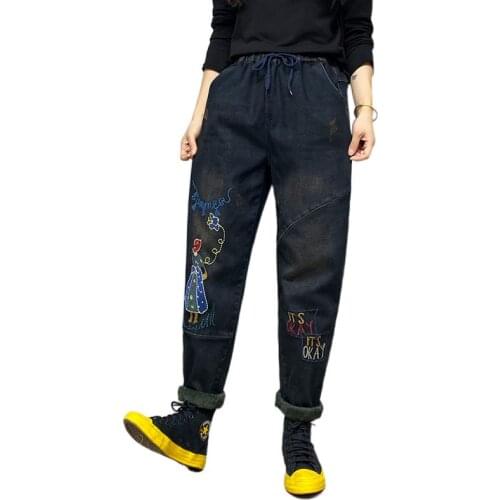 Женские прямые джинсы Fairynatural China At AliExpress