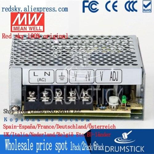 Steady MEAN WELL RS-50-12 12V 4.2A meanwell RS-50 12V 50.4W Single Output Switching Power Supply