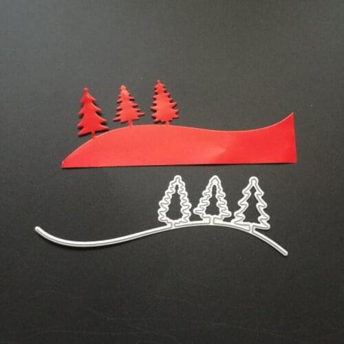 Metal pine forest Cutting Dies Stencils for DIY Scrapbooking/photo album Decorative Embossing DIY Paper Cards