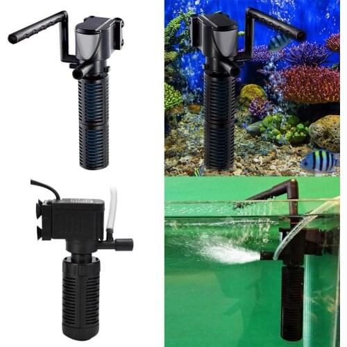 Mini Air Compressor Oxygen Pump Aquarium Fish Tank Working Noiselessly Increase Oxygen Water Filter Submersible Pump
