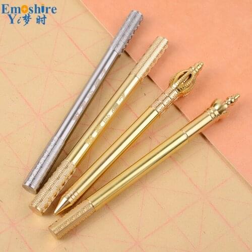 Fashion Ballpoint Pen High Quality Metal Ballpoint Pen 0.5mm Roller Ball Pens School & Office Supplies for Student Writing P522