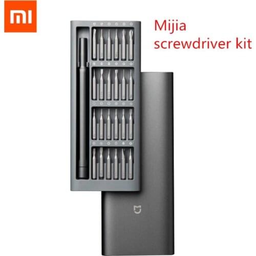 Xiaomi mi mijia Daily Use Screwdriver Kit 24 Precision Magnetic Bits Alluminum Box Screw Driver smart home Kit