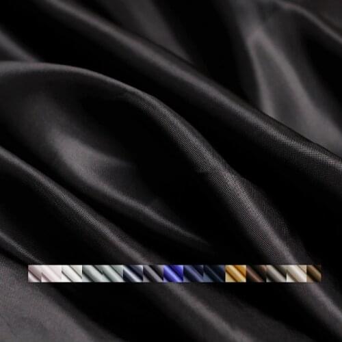 Pearlsilk colourful 100%cotton Anti-Static silky winter overcoat lining garment materials DIY clothes fabrics Freeshipping