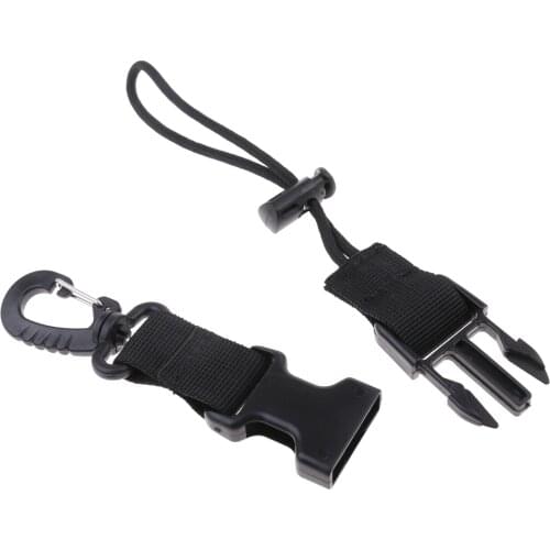 Premium Nylon Scuba Diving Lanyard Strap Camera Light Holder Belt Swivel Clip Attachment Diving Accessories