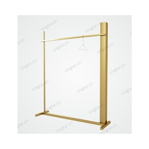 Clothing store stainless steel hanging clothes rack creative Korean version of the island rack thick high-quality floor-standing