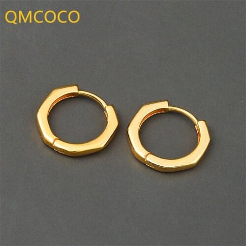QMCOCO 925 Silver Earring 2021 New Style Simple Personality Temperament For Girl And Woman Birthday Party Jewelry Gifts
