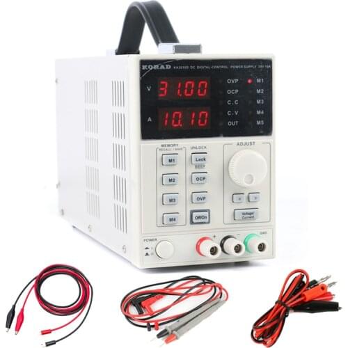 KA3010D Adjustable Digital Programmable DC Power Supply 30V 10A High Accuracy Laboratory Power Supply For Phone Repair