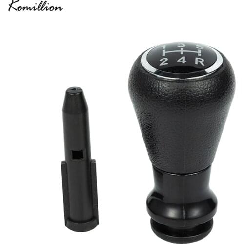 Car 5 Speed Manual Gear Stick Shift Handle Knob Shifter Lever Black Cover for Peugeot 307/207 Auto Interior Parts Accessories