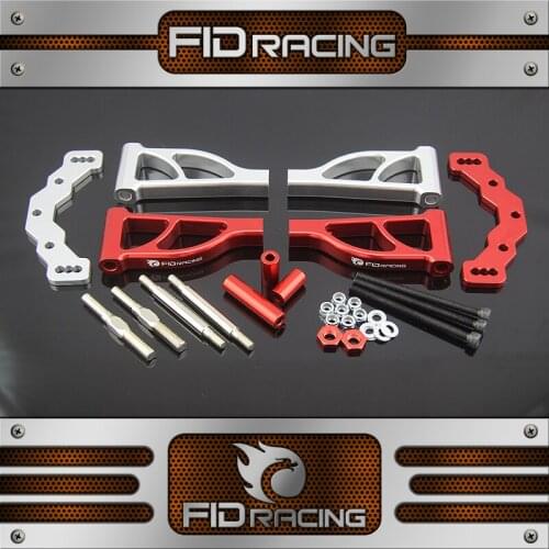 FIDRACING CNC machined alloy rear up arm set for losi 5ive t kmx2 rovan lt