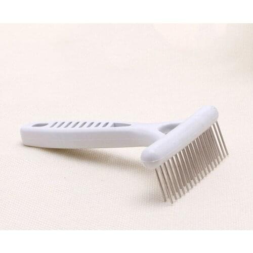 Pet Cat Dog Thick Long Short Hair Fur Shedding Remove Grooming Rake Comb Brush HX6D