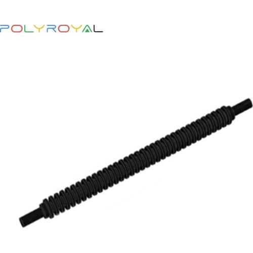 POLYROYAL Building Blocks Technology parts 1x12 threaded flexible shaft 10 PCS Educational toy for children 14301