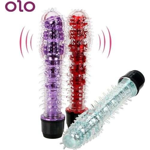 OLO Jelly Dildo Penis Vibrator G-spot Vibrator Clitoris Stimulator G-spot Massager Female Masturbator Sex Toys For Women