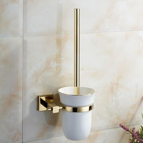 Vidric bathroom full copper Continental simple white gold metal pendant personalized toilet suite bathroom