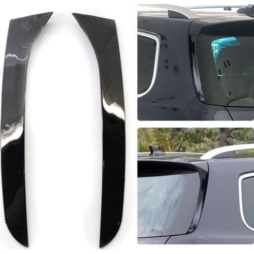 1 Pair Gloss Black Rear Window Spoiler Side Wing Cover for VW PASSAT B7 Variant Wagon 2011-2015 Car Decoration