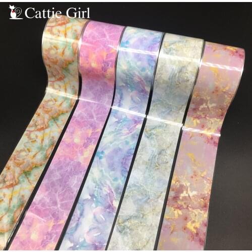 1roll 100m Nail Foils Marble Series Foils Paper Nail Art Transfer Sticker Slide Nail Art Decal Marble Stone Nails Accessories