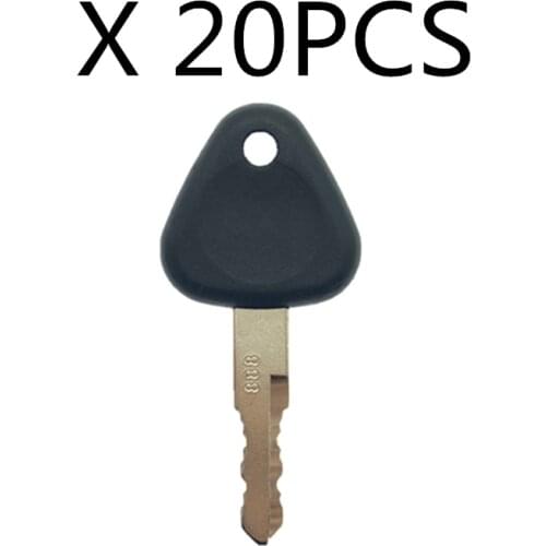 20 Pcs 888 Key For SDLG Heavy Equipment Ignition Keys Backhoe Excavator Loader Free Shipping