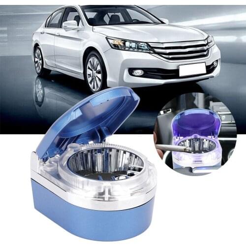Car Interior Accessories Convenient And Practical Fashionable Appearance Design Vehicle Ashtray Holder With LED