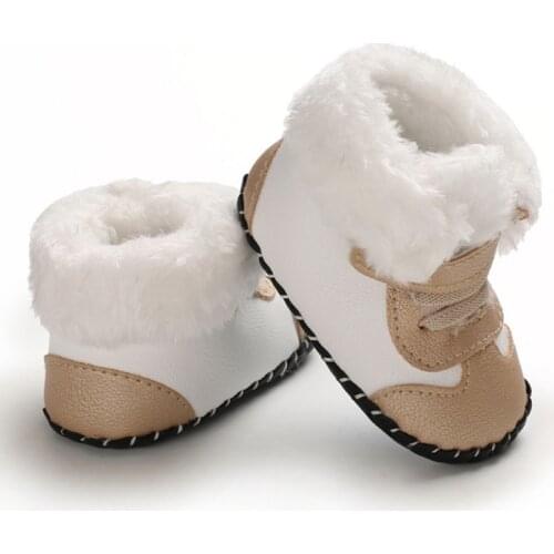 Winter Baby Boy Girl Warm Anti-Slip Boots Casual Sneakers Toddler Soft Soled First Walkers