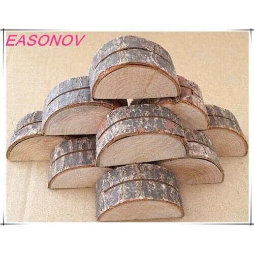 Hot sale! Wooden Stump Design Business Cards Holder Wedding Party Name Place Card Holder Stand Office Desk Menu Photo Clips