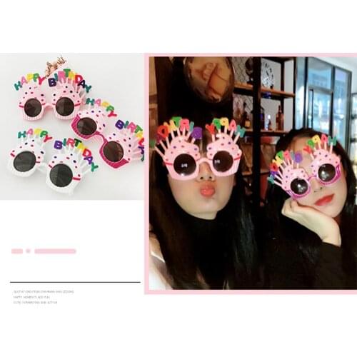 Birthday Party Sunglasses Funny Happy Birthday Glasses Tropical Fancy Dress Favors Fun Birthday Party
