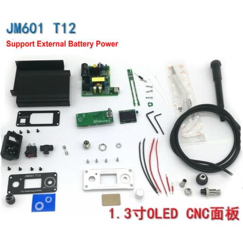 JM601 T12 Soldering Station DIY Kit Parts Smart Soldering Iron Parts OLED Dormant Soldering Iron