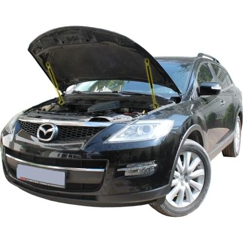 For Mazda CX-9 CX9 2007-2016 Front Bonnet Hood Modify Gas Struts Carbon Fiber Spring Damper Lift Support Absorber
