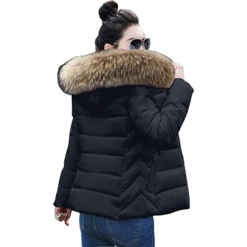 Female Jacket Plus Size 6XL Autumn Winter Jacket Women Thick Warm Hooded Parkas Mujer Cotton Padded Outerwear Women Winter Coat