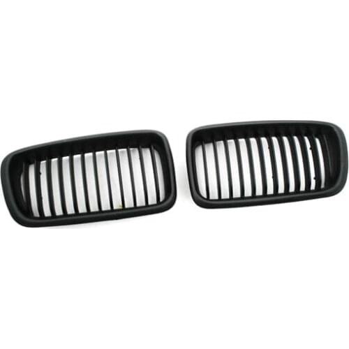Euro Style Matte Black Front Grille for BMW E38 99-01 7 Series