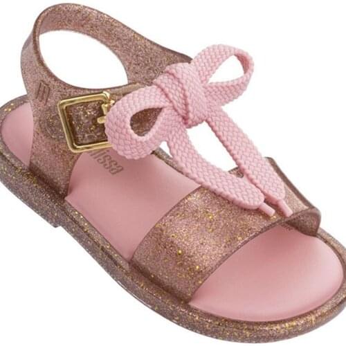 Mini Melissa Roma Shoes 2020 New Summer Girls Jelly Shoe Girl Non-slip Kids Beach simple Sandal Toddler Sandals Princess SH19018