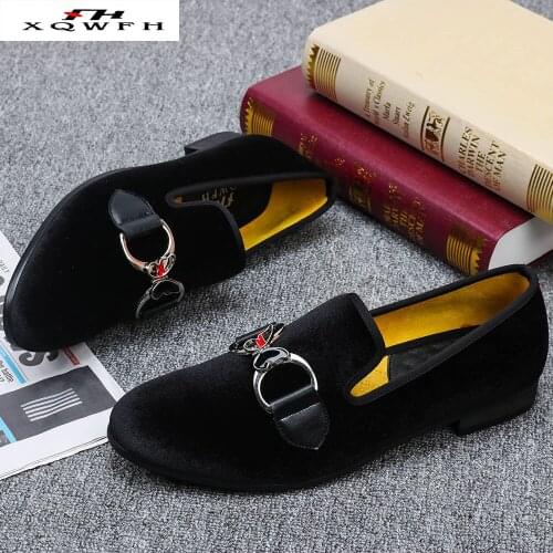 New Fashion Men Dress Shoes Men Velvet Loafers Party and Wedding Mens Casual Shoes Plus Big Size 5.5-13.5 Free Shipping