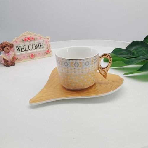 Gold Afternoon Tea Cup Saucer Set Coffee Cup Tea pot Set Tea Tray Bridesmaid Gift