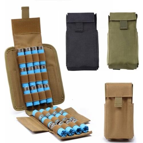 Hunting 12GA Ammo Pouch Bullets Bag Shotgun Shells Ammo Holder CS Field Portable Outdoor 25-Hole Bullet Bags