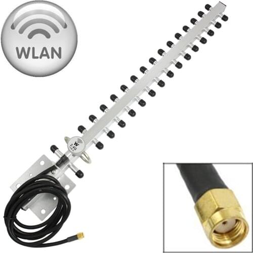 VONETS High Gain RP-SMA 2.4GHz Yagi Wireless WLAN WiFi Directional Antenna Booster For Modem PCI Card Route Reapter