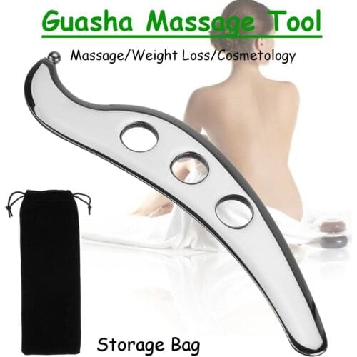 Stainless Steel Gua Sha Massage Tool Scraper IASTM Therapy Fascia Recovery Muscle Tissue Massage Pain Relief Guasha Relaxation
