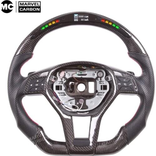 LED Performance Steering Wheel Display Compatible 100% REAL CARBON COMPATIBLE FOR AMG/W204/X204/GLK/GLA/GLS/SL